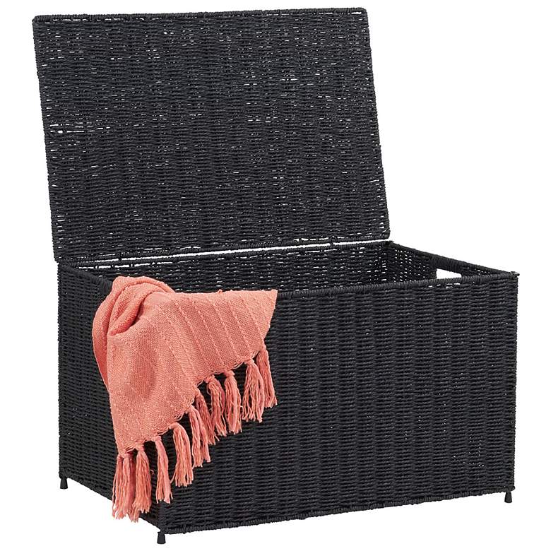 Paper Rope Storage Face Woven Chest, Decorative Paper Rope Storage Chest for Home Organization ...