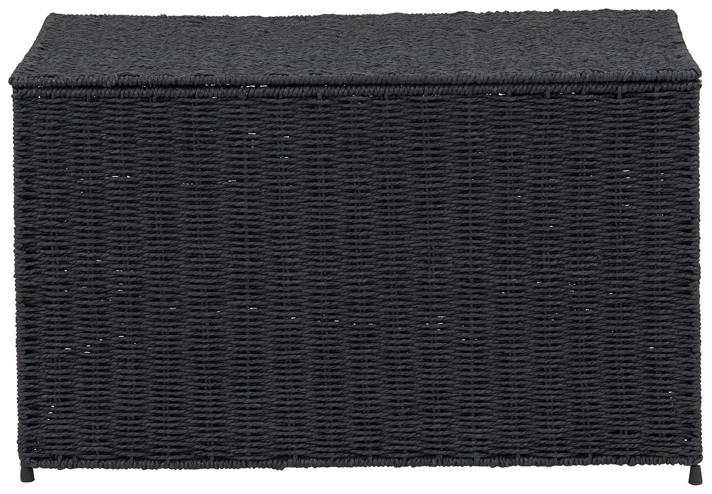 Image 4 Woven Chest, Decorative Paper Rope Storage Chest for Home Organization more views