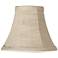 Woven Cream Bell Lamp Shade 3x6x5 (Clip-On)