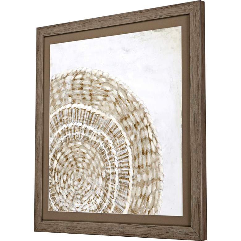 Image 3 Woven Plate I 30"W x 30"H Framed Art more views