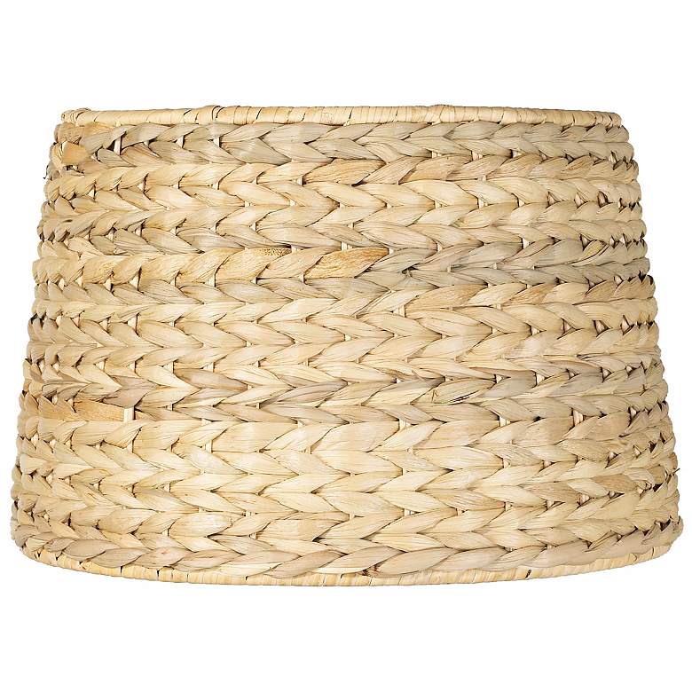 Image 1 Woven Seagrass Drum Shade 10.5x11x8.5 (Spider)