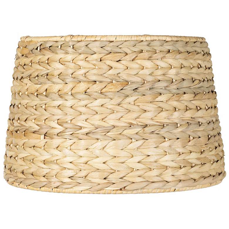 Image 1 Woven Seagrass Drum Shade 10x12x8.25 (Spider)