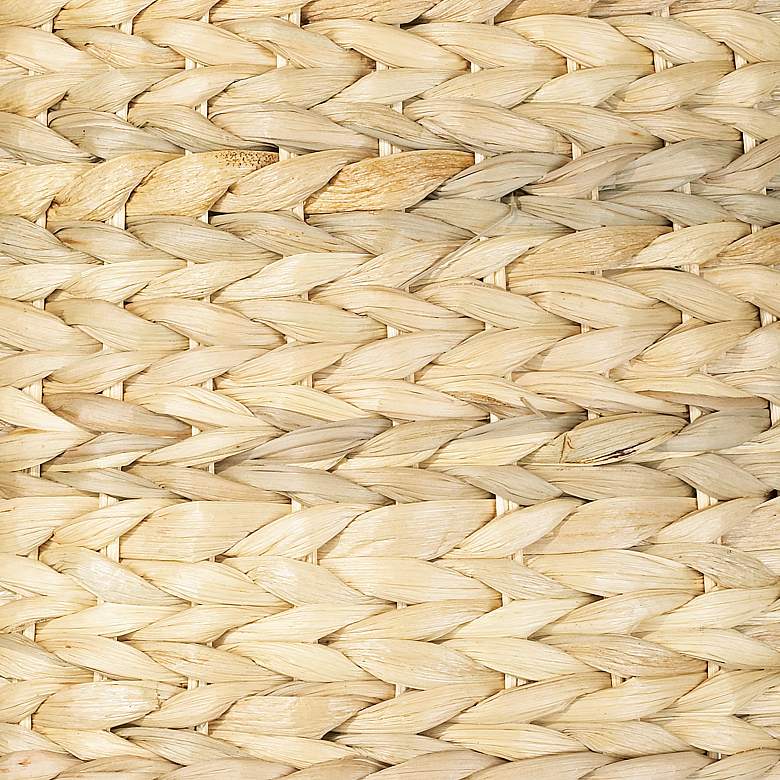 Image 2 Woven Seagrass Drum Shades 10x12x8.25 (Spider) Set of 2 more views
