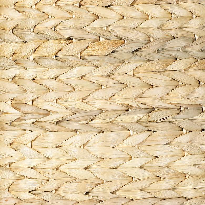 Image 2 Woven Seagrass Drum Shades 10x12x8.25 (Spider) Set of 2 more views