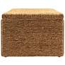 3_Woven Water Hyacinth & Acacia Wood Coffee Table more views