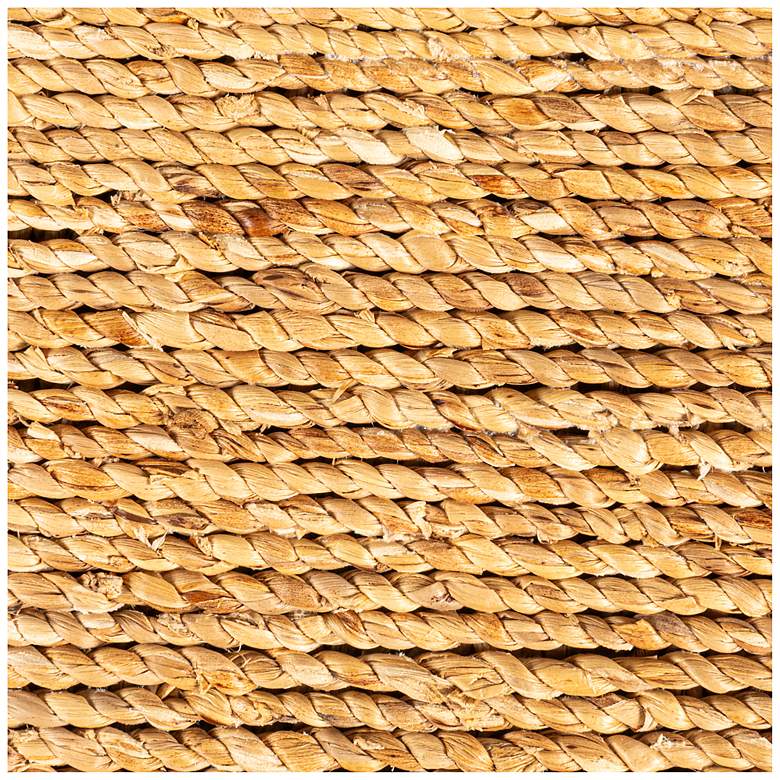 Image 5 Woven Water Hyacinth & Acacia Wood Coffee Table more views