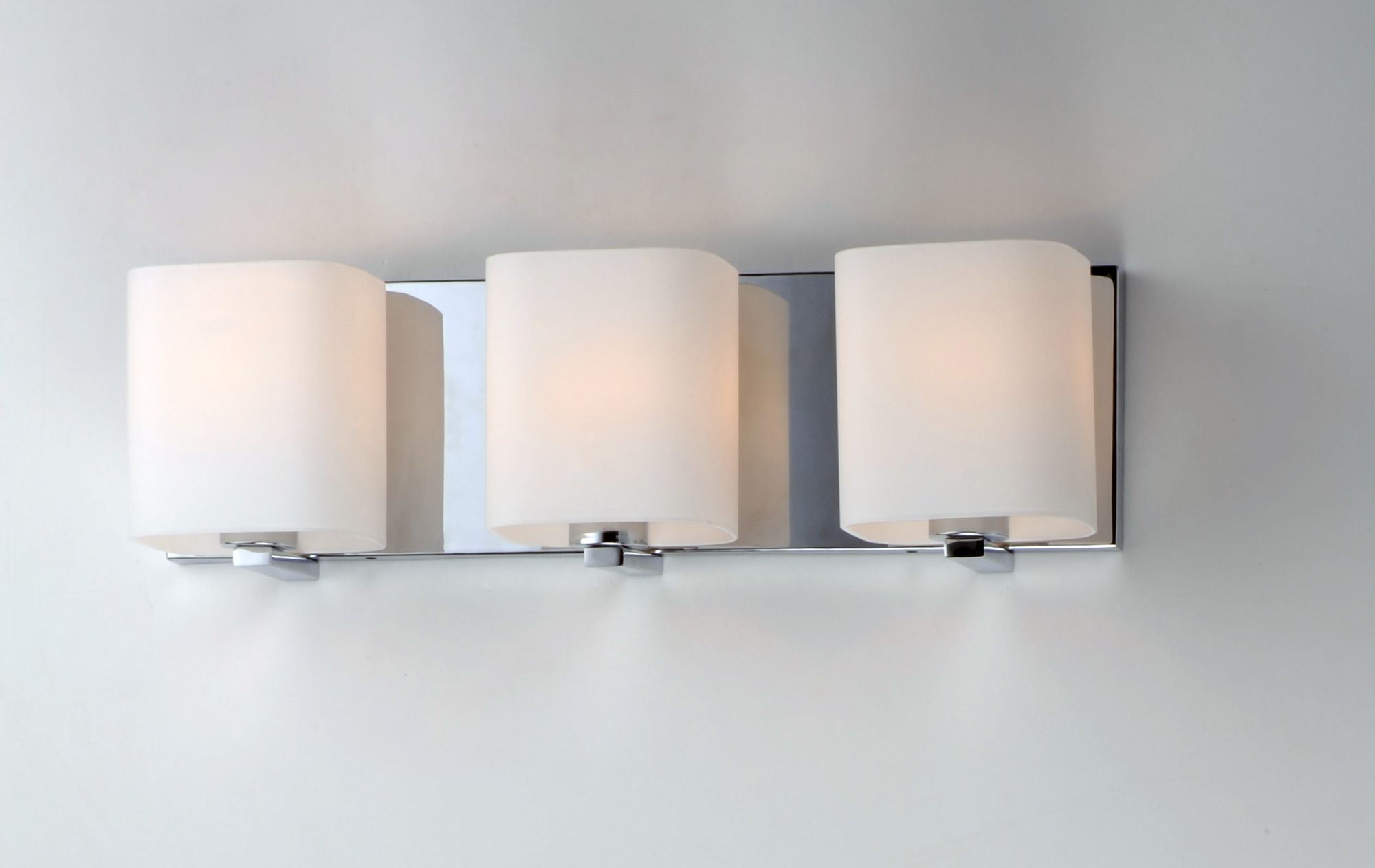 Image 3 Wrap 3-Light 19.25" Wide Bath Vanity - Polished Chrome more views