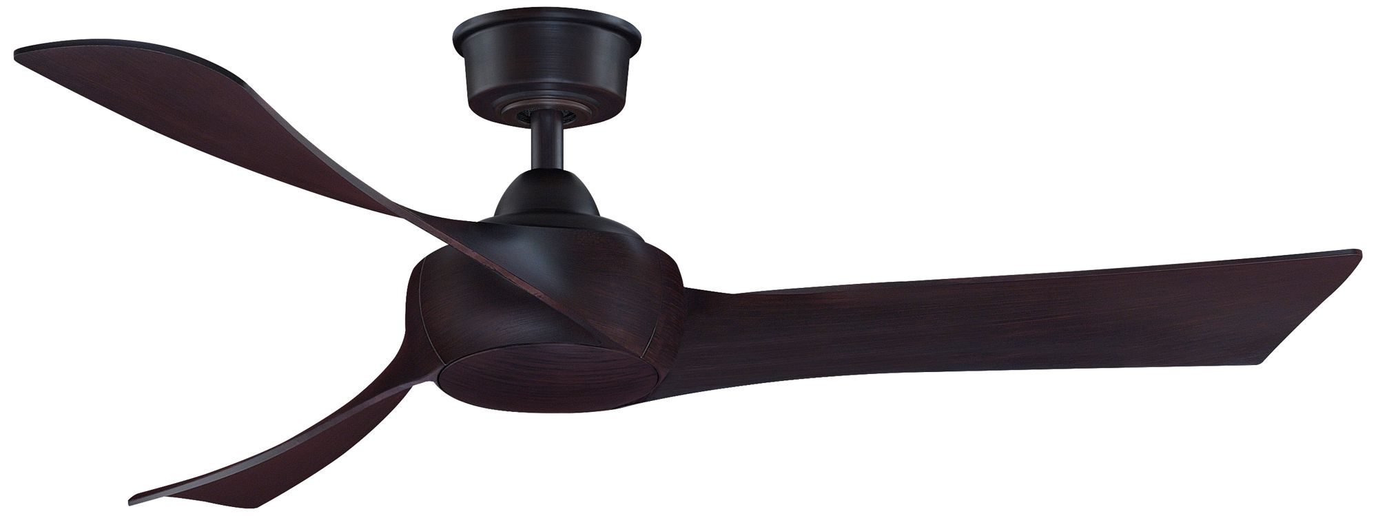 Wrap Custom 52 in In/Out Smart Fan - Dark Bronze w/ Dark Walnut Blades