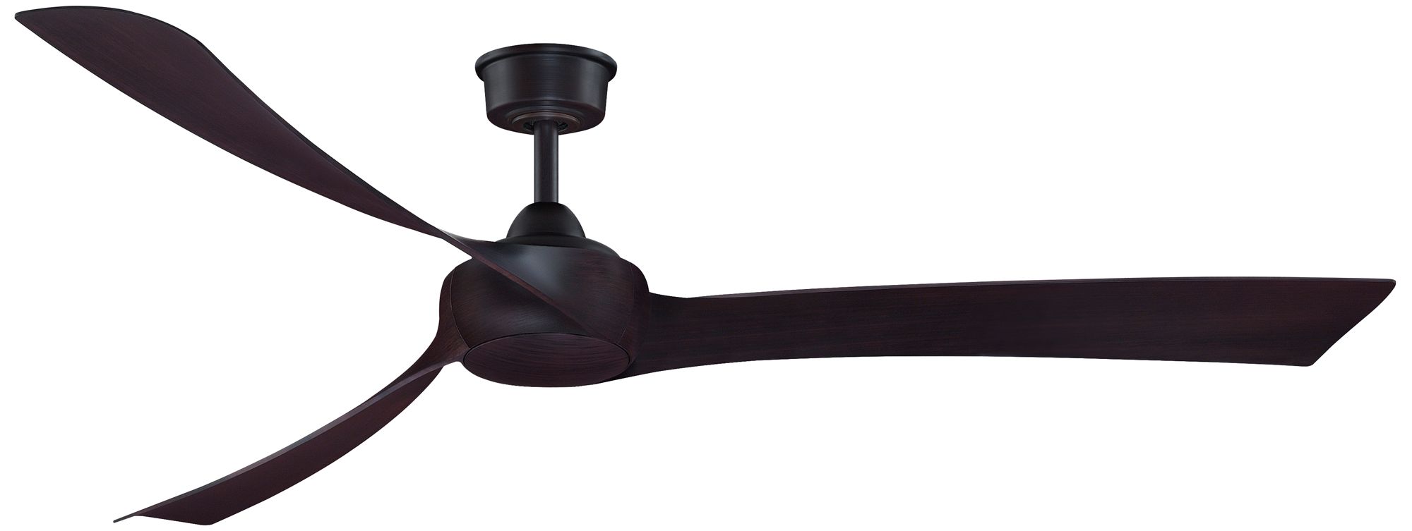 Wrap Custom 72 in In/Out Smart Fan - Dark Bronze w/ Dark Walnut Blades