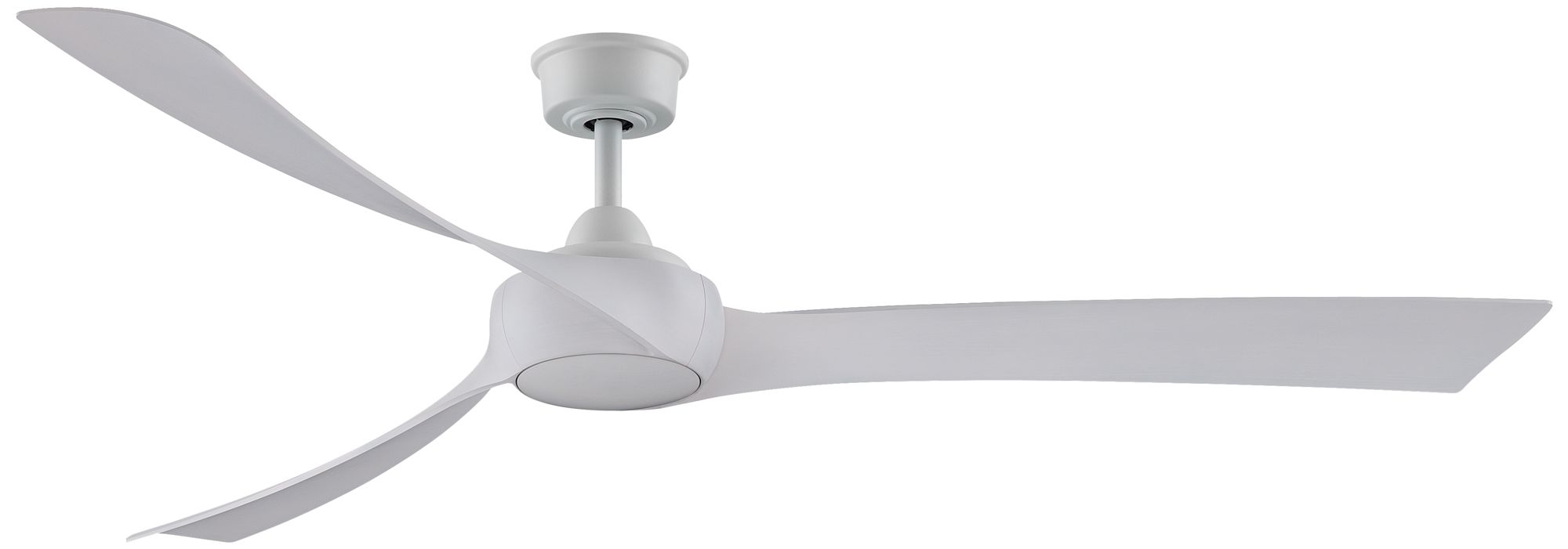 Wrap Custom 72 in In/Out Smart Fan - Matte White w/ White Washed Blades