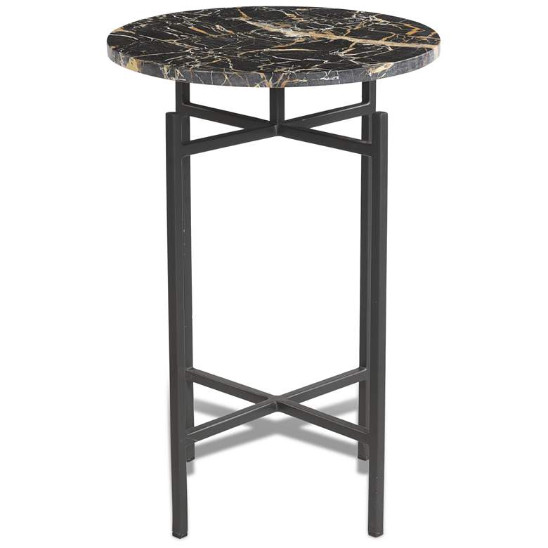 Image 1 Wren 24" High Black Accent Table