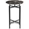 Wren 24" High Black Accent Table