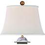 2_Wren Bird 29" Temple Jar Hand-Painted Porcelain Table Lamp more views