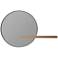 Wrenlee Matte Black 39 1/2" x 26" Wall Mirror with Shelf