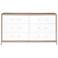 Wrenn 6-Drawer Double Dresser, Natural Gray Acacia, Matte White