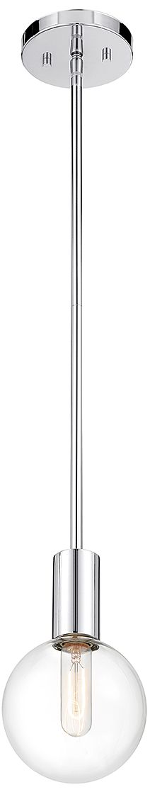 Image 4 Wright 1-Light Mini-Pendant in Chrome more views