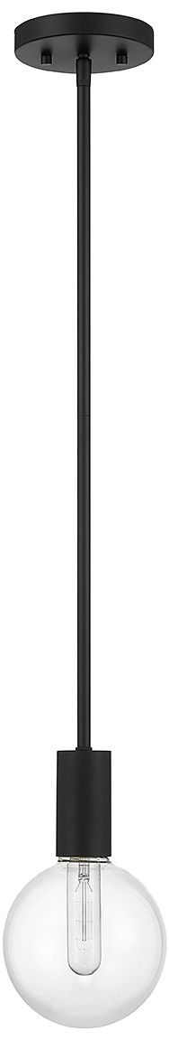 Image 2 Wright 1-Light Mini-Pendant in Matte Black more views