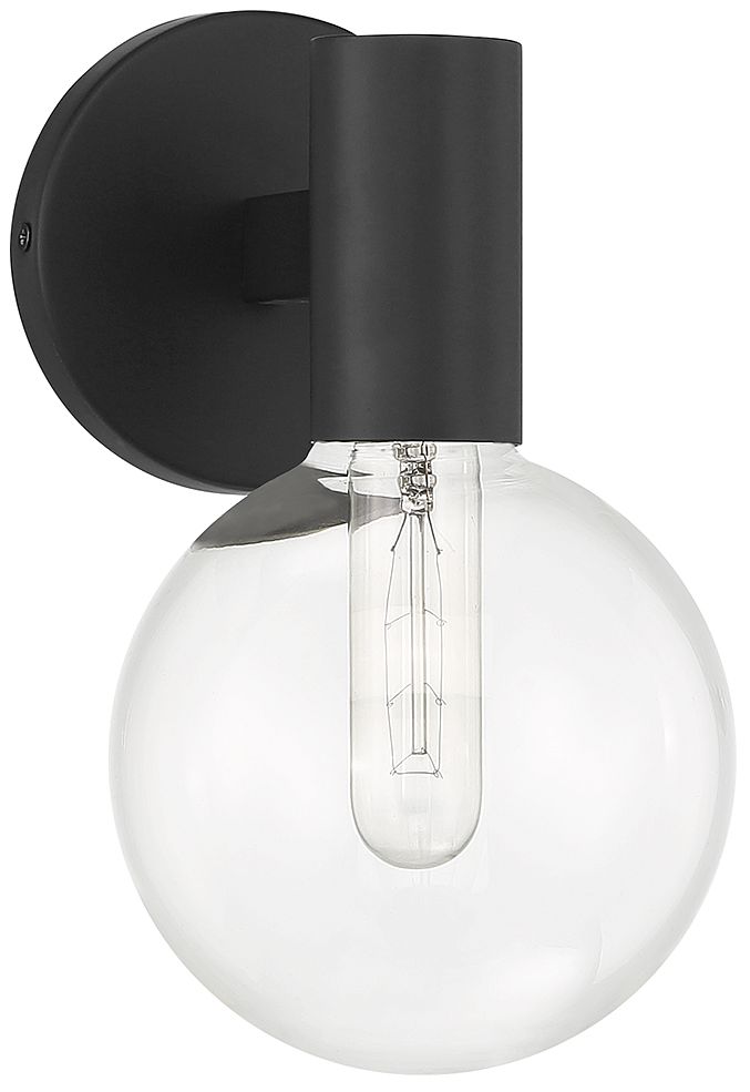 Image 2 Wright 1-Light Wall Sconce in Matte Black more views