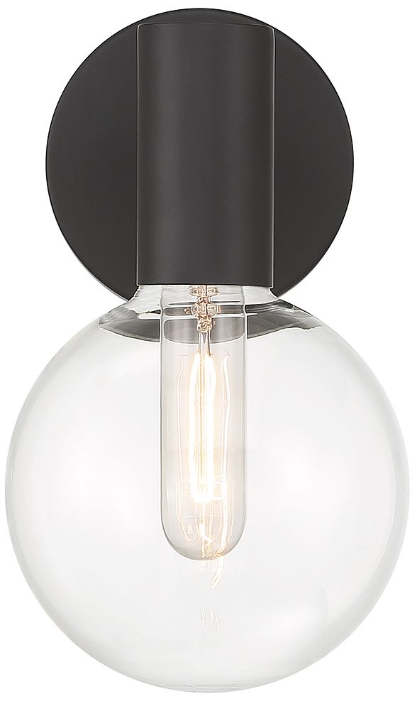 Image 3 Wright 1-Light Wall Sconce in Matte Black more views