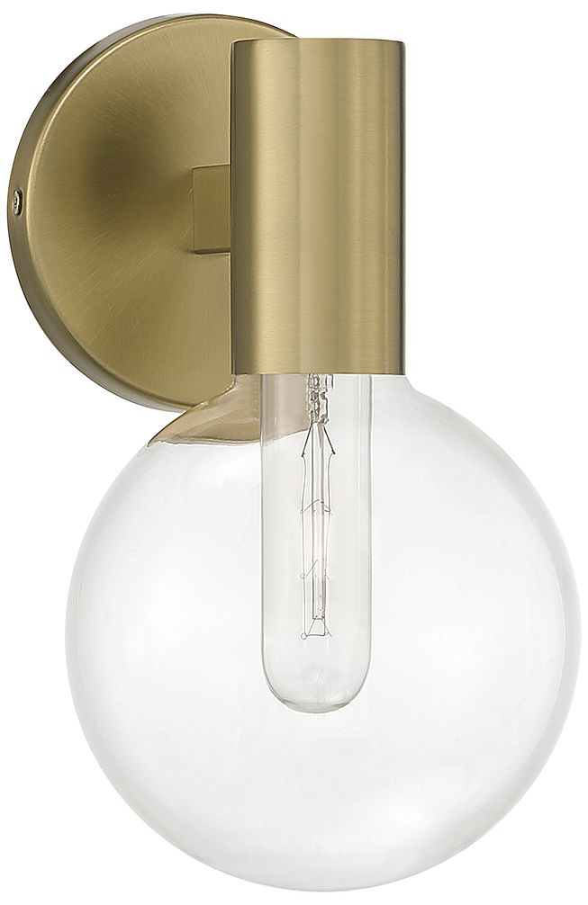 Image 2 Wright 1-Light Wall Sconce in Warm Brass more views