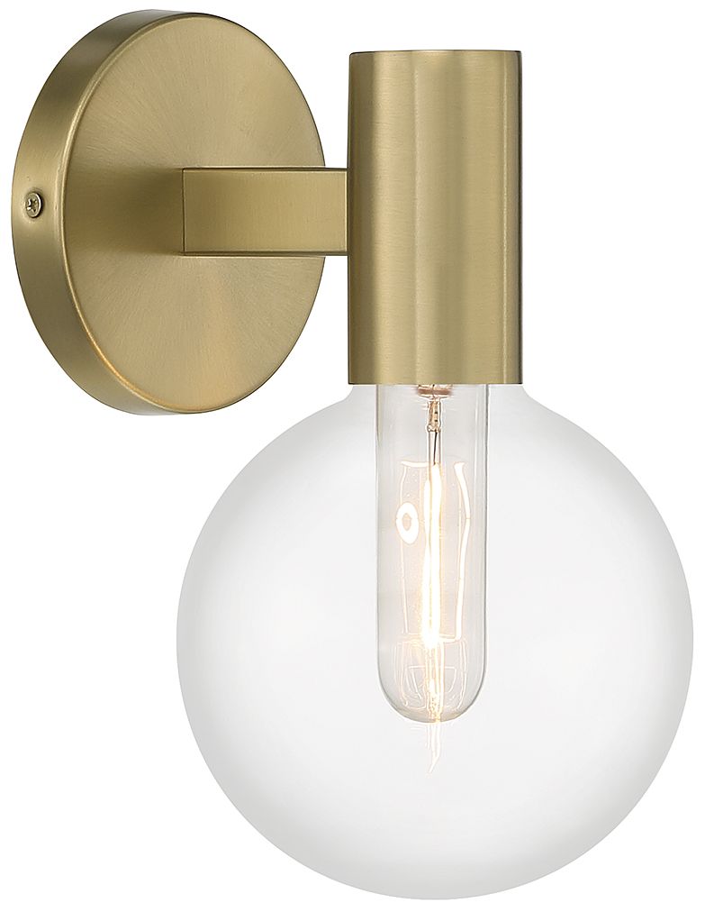 Image 4 Wright 1-Light Wall Sconce in Warm Brass more views