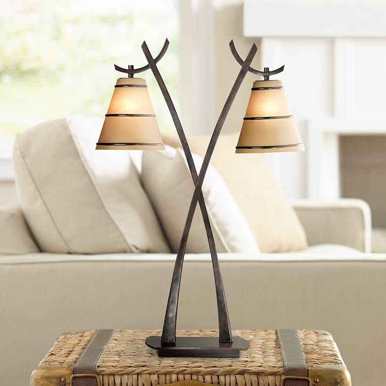 Image 1 Wright 2-Light Table Lamp from Kenroy Home