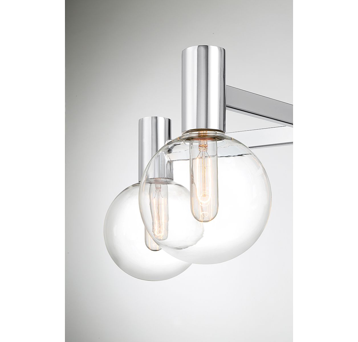 Image 6 Wright 5-Light Chandelier in Chrome more views
