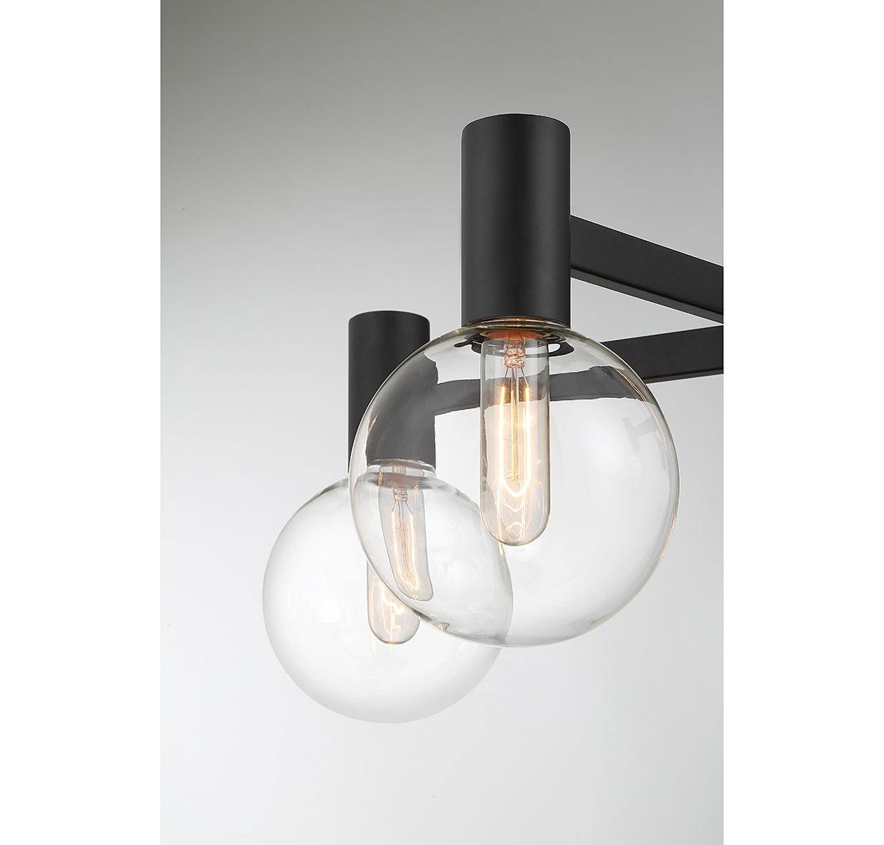 Image 6 Wright 5-Light Chandelier in Matte Black more views