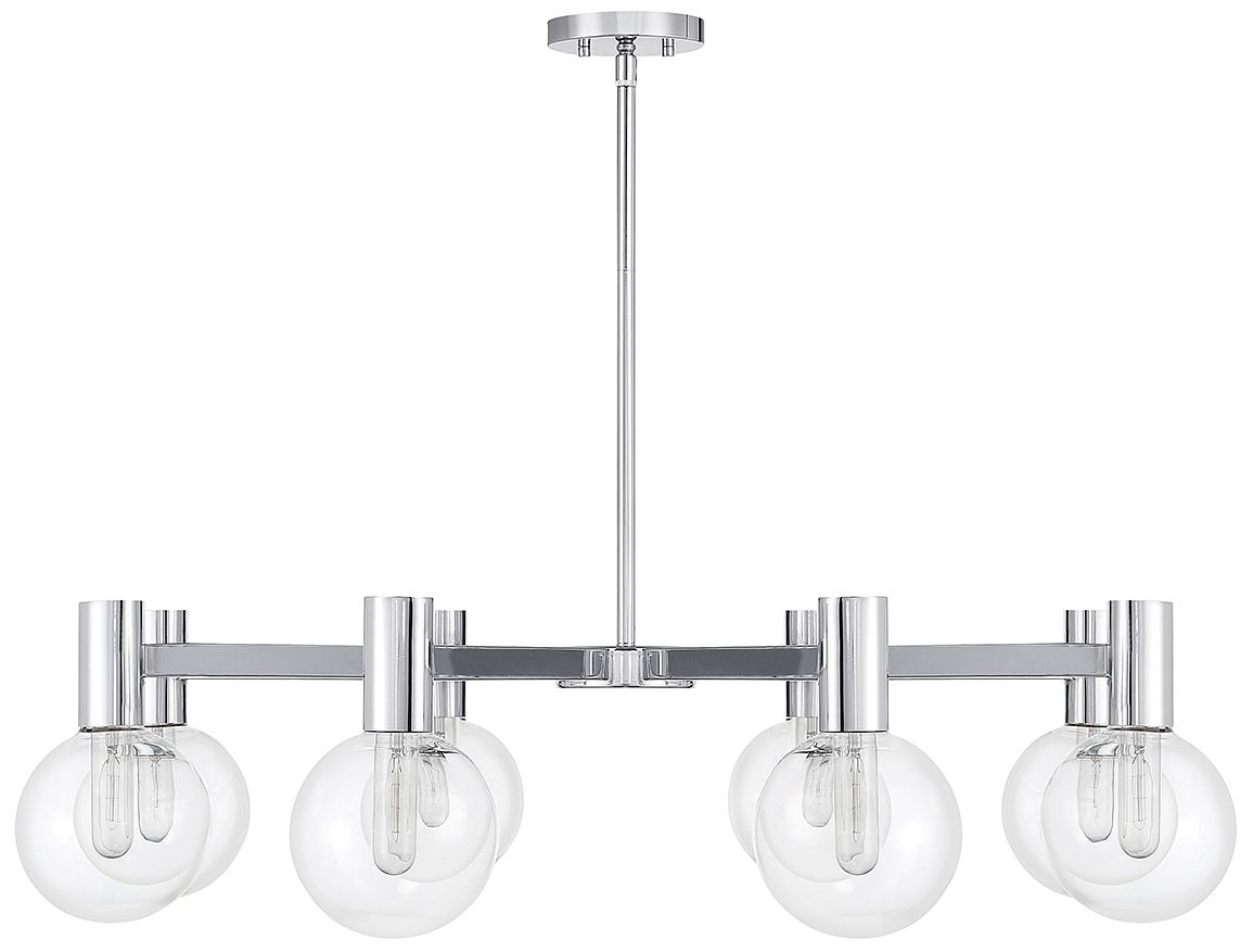 Image 2 Wright 8-Light Chandelier in Chrome more views