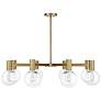 2_Wright 8-Light Chandelier in Warm Brass more views