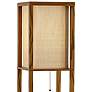 2_Wright Natural Wood Veneer Floor Lamp with Shelves more views