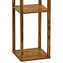 3_Wright Natural Wood Veneer Floor Lamp with Shelves more views