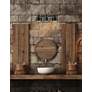 2_Wrigley 8.25" High 3-Light Matte Black Finish Vanity more views