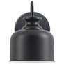 1_Wrigley 8.25" High Matte Black Finish Wall Sconce