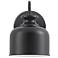 Wrigley 8.25" High Matte Black Finish Wall Sconce