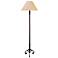 Wrought Iron with Scroll Leg Base Floor Lamp
