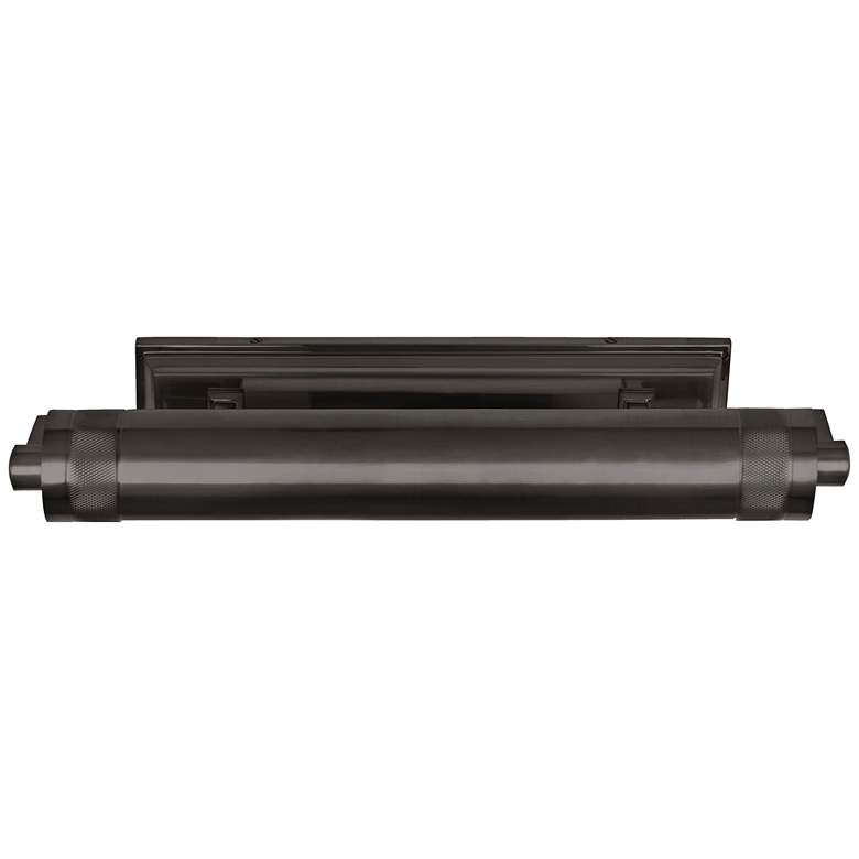 Image 3 Wyatt 18 1/2" Wide Deep Patina Bronze Plug-In Picture Light more views