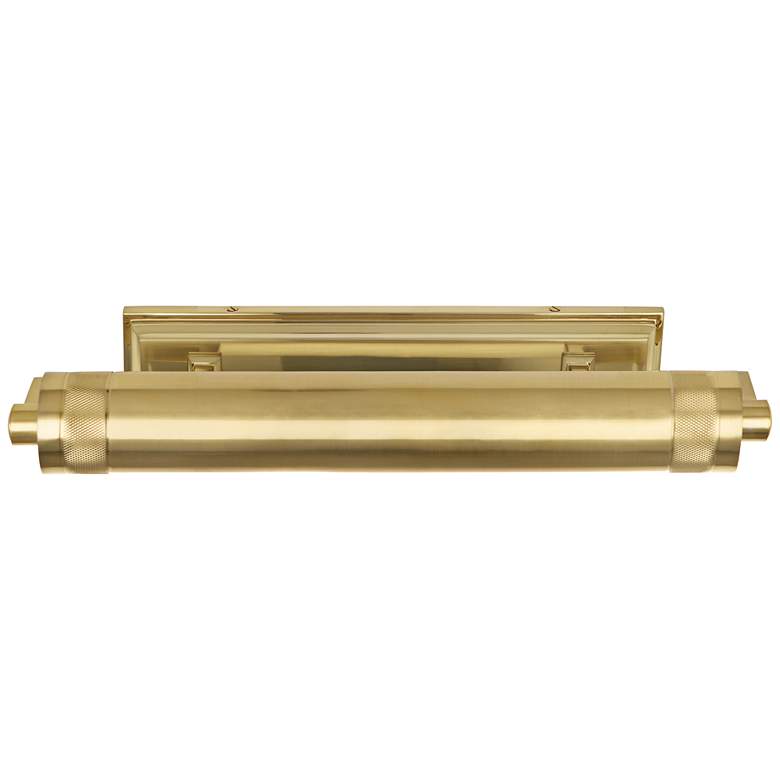 Image 3 Wyatt 18 1/2 inch Wide Modern Brass Plug-In Picture Light more views