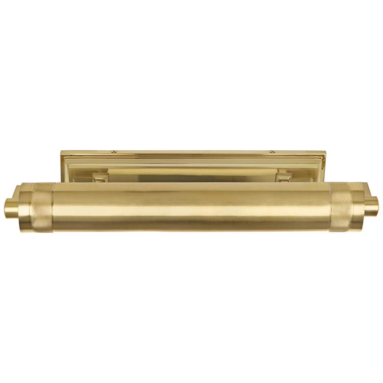 Image 3 Wyatt 18 1/2" Wide Modern Brass Plug-In Picture Light more views