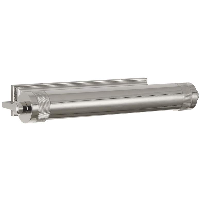 Image 1 Wyatt 18 1/2" Wide Polished Nickel Plug-In Picture Light