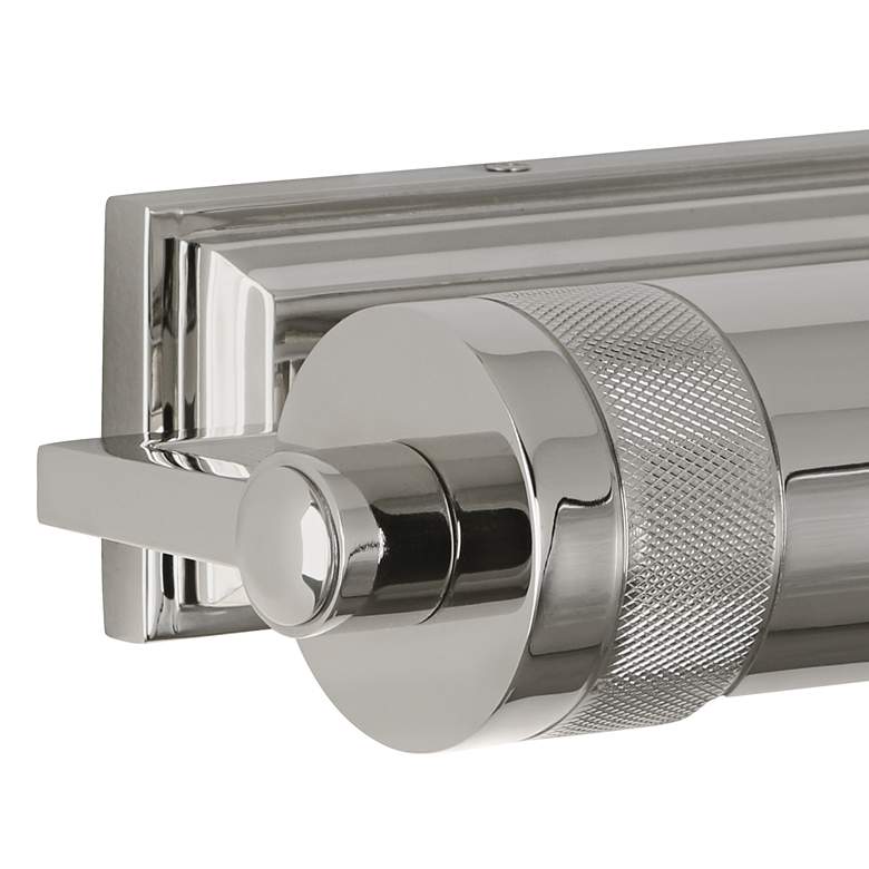 Image 2 Wyatt 18 1/2" Wide Polished Nickel Plug-In Picture Light more views