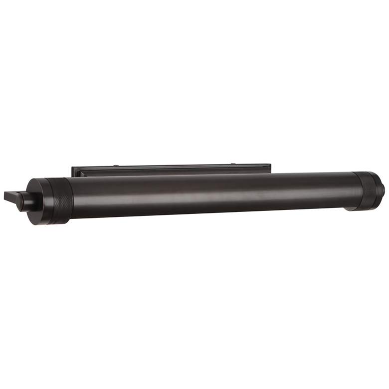 Image 1 Wyatt 24 1/2" Wide Deep Patina Bronze Plug-In Picture Light