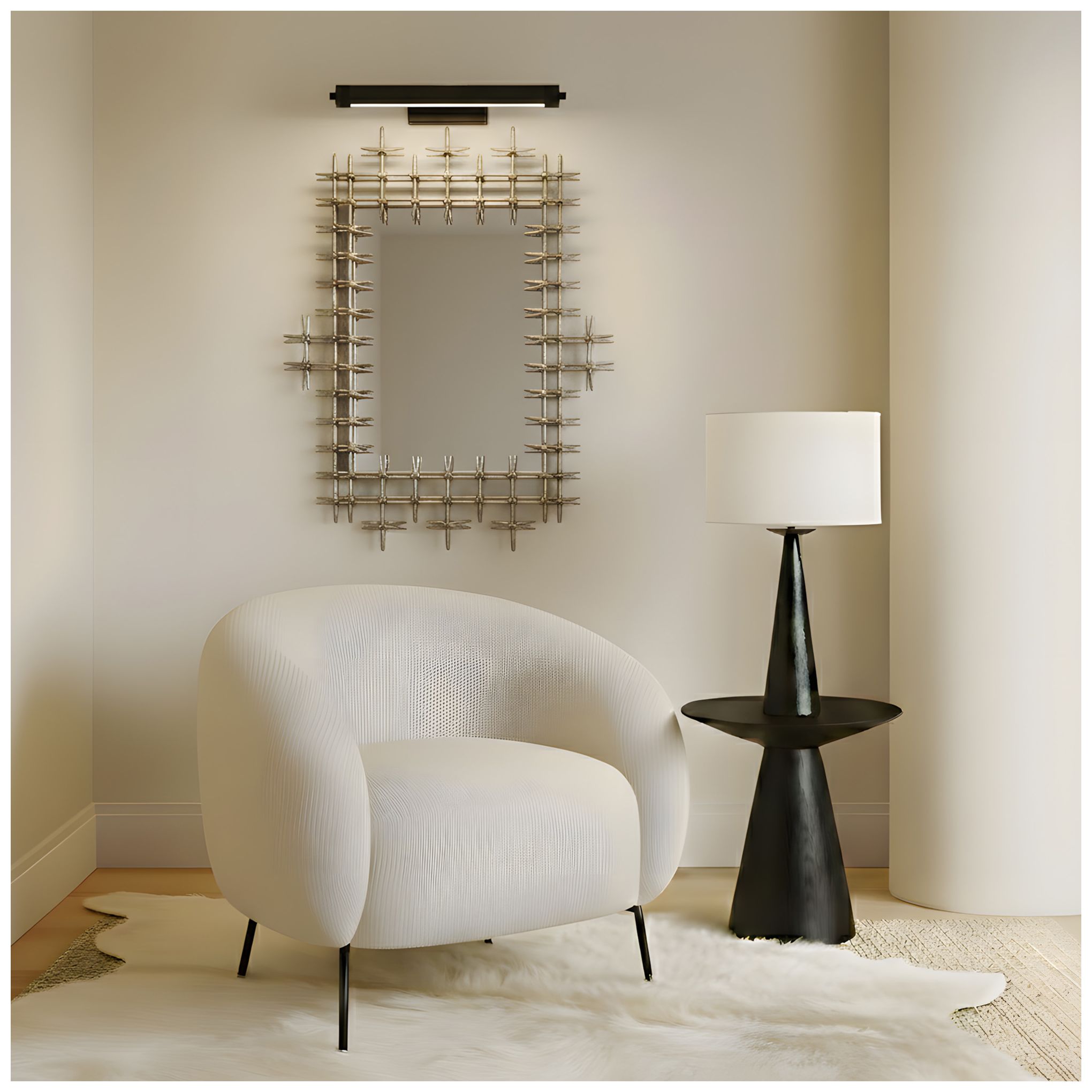 Image 5 Wyatt 24 1/2" Wide Deep Patina Bronze Plug-In Picture Light more views