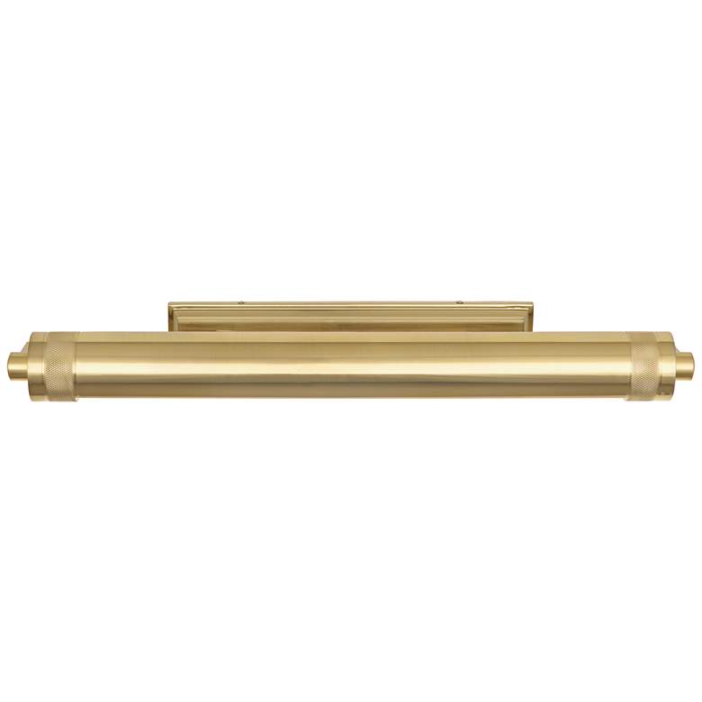 Image 2 Wyatt 24 1/2" Wide Modern Brass Plug-In Picture Light more views