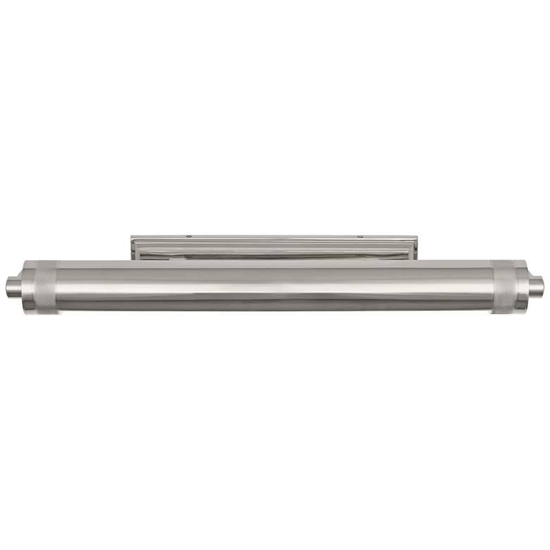 Image 3 Wyatt 24 1/2" Wide Polished Nickel Plug-In Picture Light more views