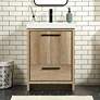 1_Wyatt 24" Wide Natural Oak Single Sink Bathroom Vanity