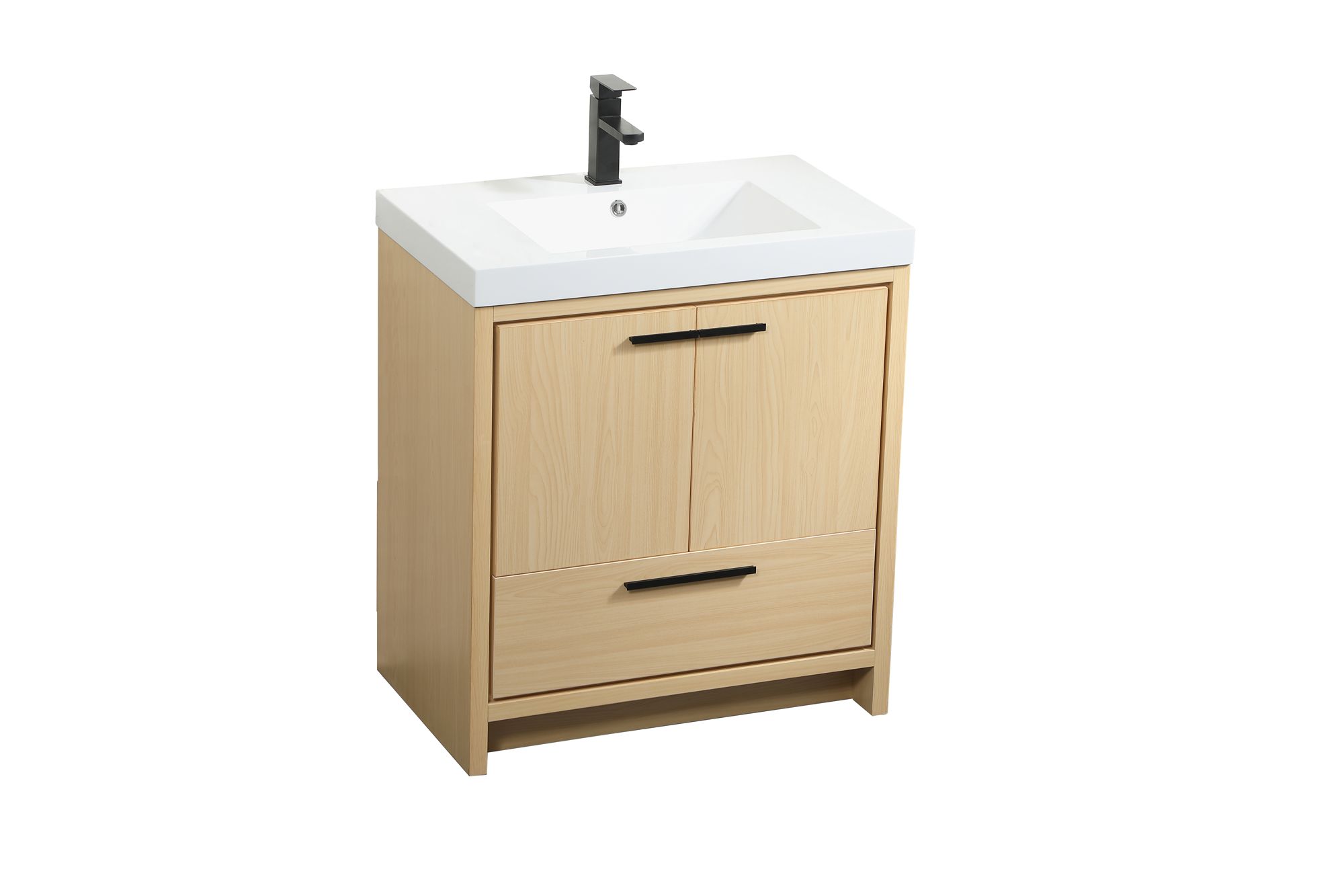 Image 4 Wyatt 30" Wide Maple 2-Door Single Sink Bathroom Vanity more views