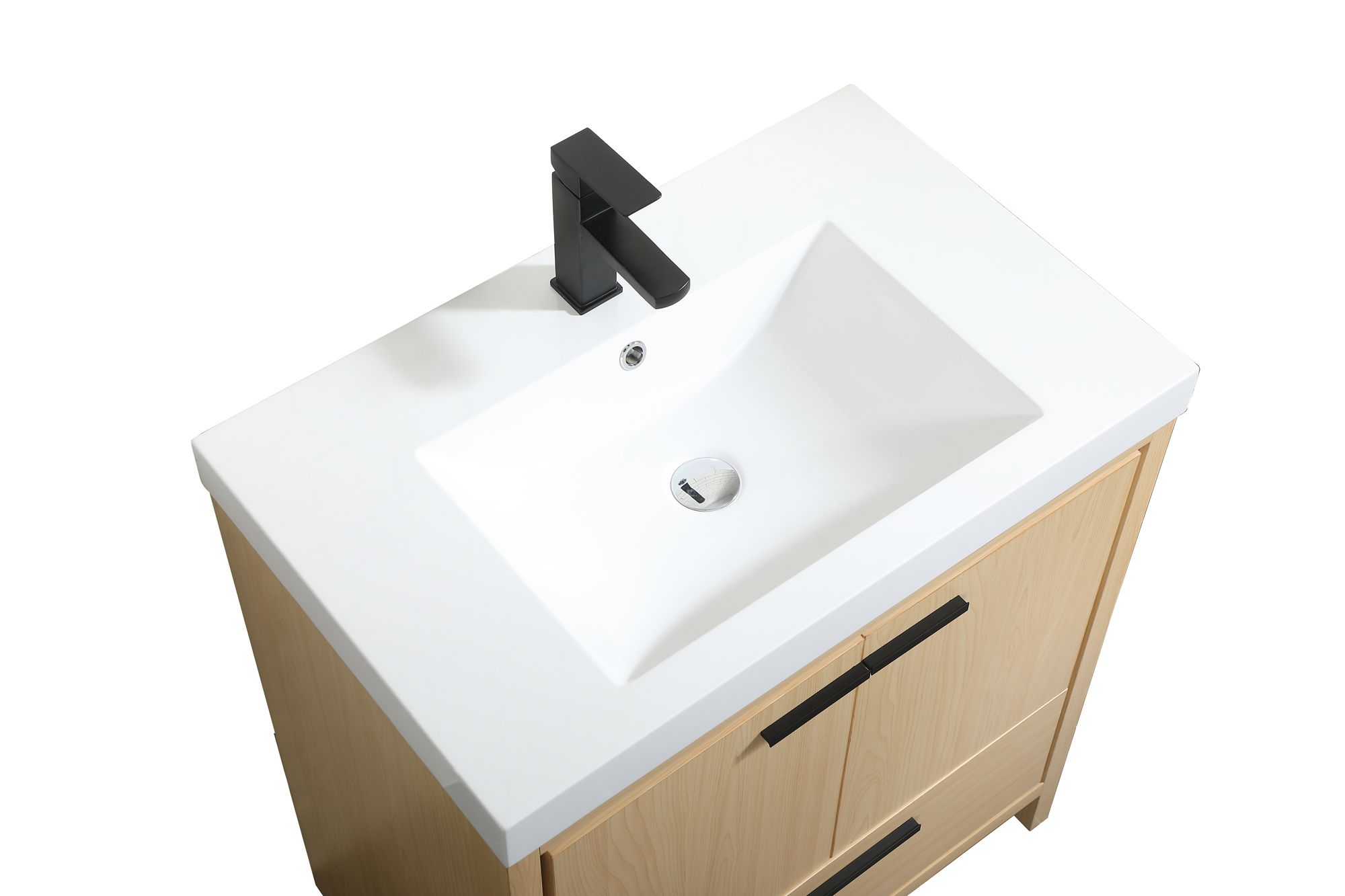 Image 6 Wyatt 30" Wide Maple 2-Door Single Sink Bathroom Vanity more views