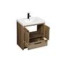 5_Wyatt 30" Wide Natural Oak Single Sink Bathroom Vanity more views