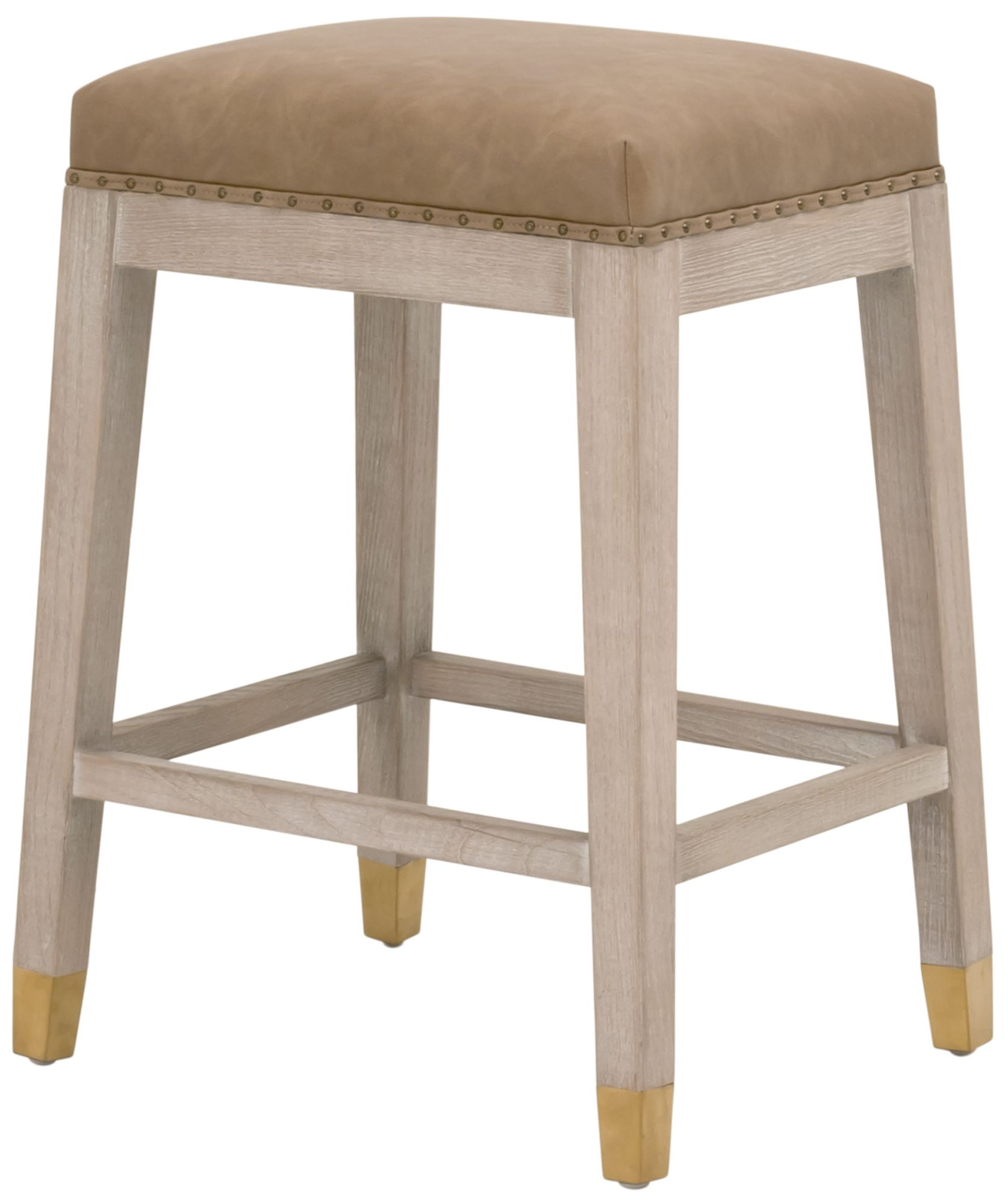 Image 2 Wyatt Counter Stool, Ivanhoe Toast, Natural Gray Ash more views